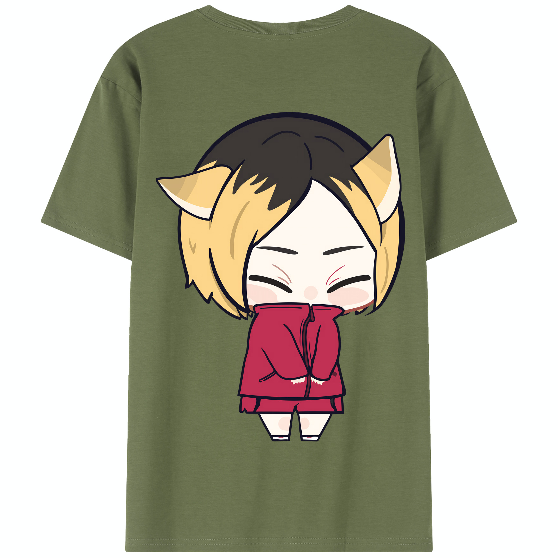 （画像用） ハイキュー!! Haikyu!! 綿100％半袖Tシャツ（背面プリント）